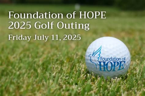 2025 Foundation of HOPE Golf Outing - Foundation of Hope
