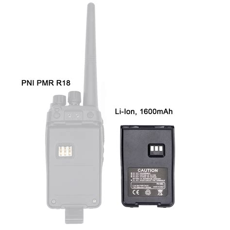 Pni Pb R Akku F R Tragbaren Radiosender Pni Pmr R Li Ion Mah