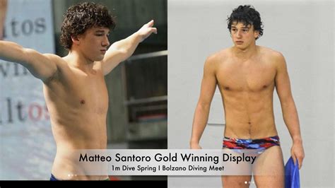 Matteo SANTORO Winning Display 1m Dive Springboard Bolzano