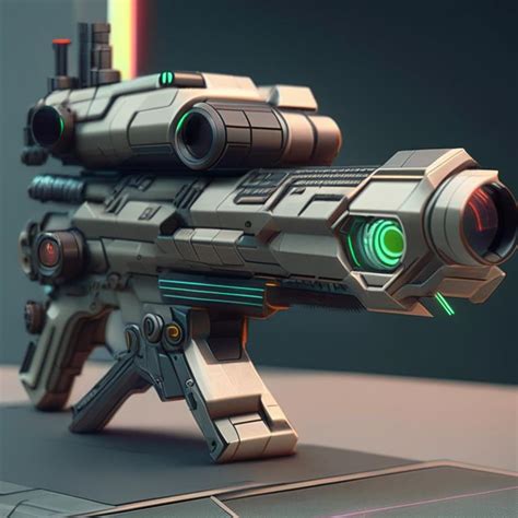 Futuristic sniper rifle by Pickgameru on DeviantArt