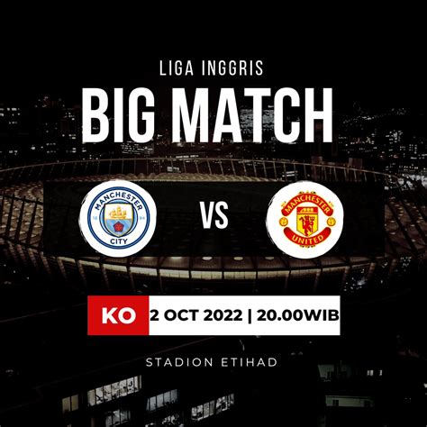 Link Live Streaming Premier League Big Match Derby Manchester City