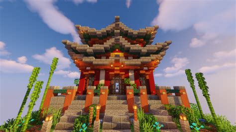 Yummy' - Japanese Temple @_@ Minecraft Map