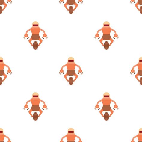 Robot guard pattern seamless vector 15662226 Vector Art at Vecteezy