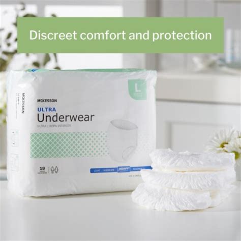 Mckesson Ultra Disposable Underwear Pull On With Tear Away Seams Large