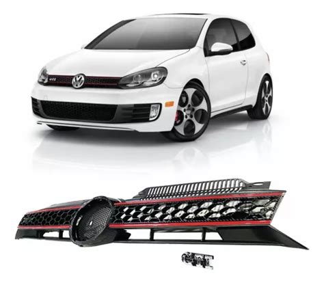 Parrilla Golf Gti Mk6 Fibra De Carbono 2010 2011 2012 2013 Meses Sin