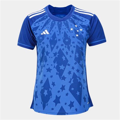 Camisa Adidas Cruzeiro Feminina Jogo I Oficial Loja Gol