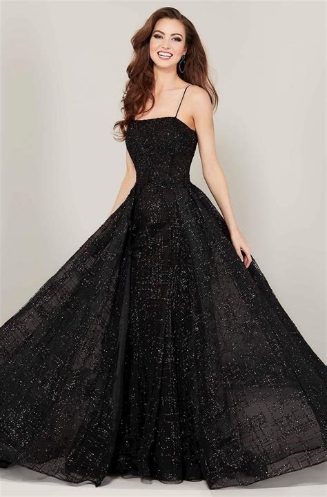 Tiffany designs 16339 strapless evening gown with overlay – Artofit