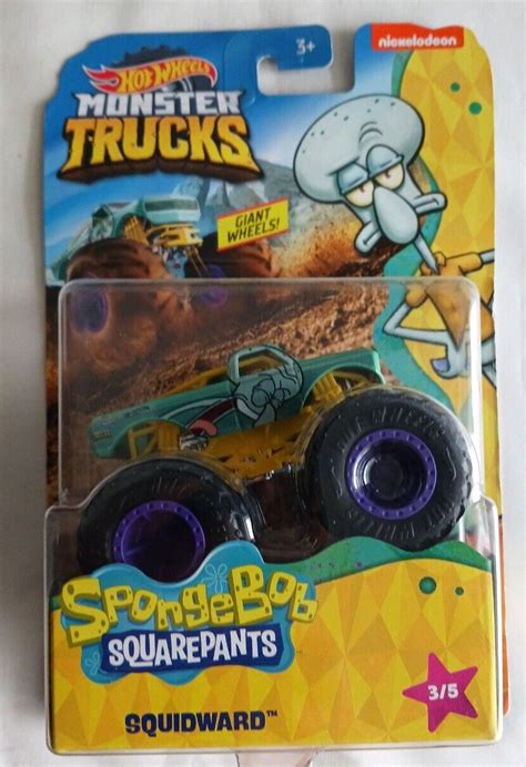 Hot Wheels Spongebob Squarepants Squidward Monster Truck Walmart