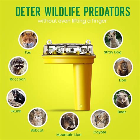 FOXLIGHTS Solar Night Predator Deterrent - LED Predator Control Light