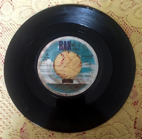 Hot Chocolate Girl Crazy 7 Single VINYL PLAKA Hobbies Toys Music Media Vinyls On