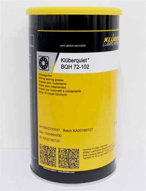 Mỡ Tinh Khiết Cao Kluberquiet BQH 72-102 - Nhà Phân Phối Sản Phẩm Tại ...