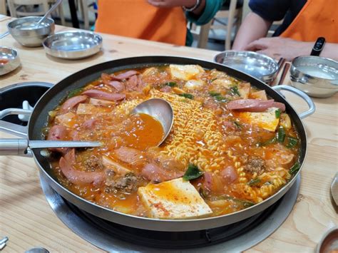 의정부 부대찌개 맛집 경원식당 의정부역전점 네이버 블로그