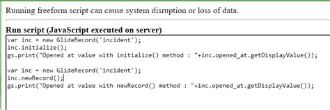 Servicenow Scripting Interview Questions