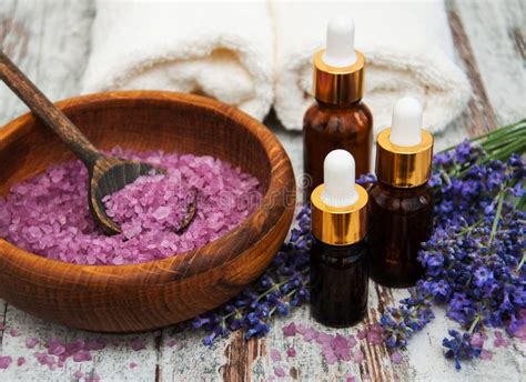 Lavender and massage oil stock image. Image of aromatherapy - 116244499