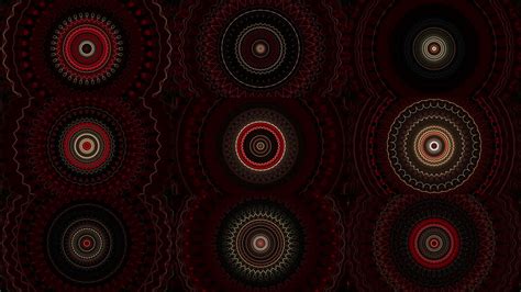 Red Blinking Radial Vj Loop Fullhd Visuals