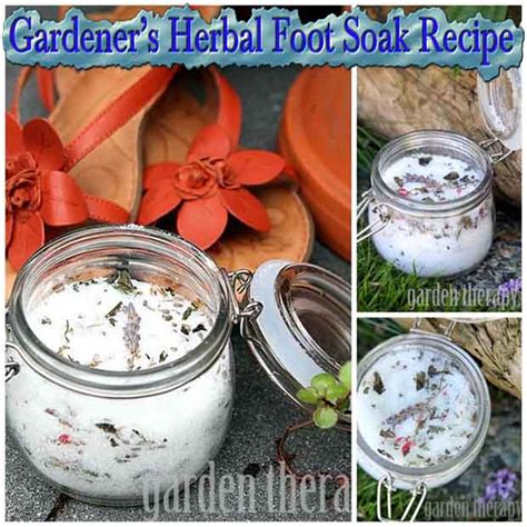 Gardeners Herbal Foot Soak Recipe