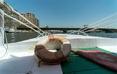 Nile River in Egypt and City View Stock Image - Image of nile ...