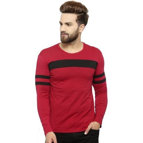 Mens Full Sleeve Cotton T Shirt Size S Xxl At Rs 349 In Ahmedabad