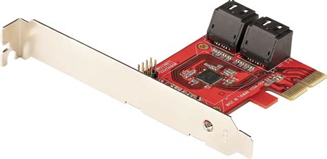 StarTech Carte PCI Express SATA 4 ports Contrôleur PCIe SATA