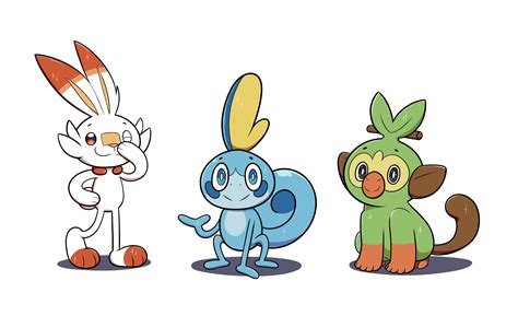 Gen 8 Starters by Shinyillusionz on Newgrounds