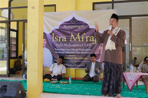 Gelar Peringatan Isra Miraj 27 Rajab 1444 H Kepala Man Pemalang Ajak Budayakan Sholat 5 Waktu