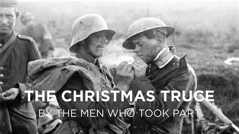 The Christmas Truce By The Men Who Took Part Mike Hill YouTube