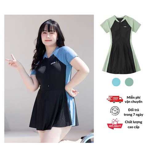 Đồ bơi liền thân nữ Bikini đi biển bigsize đồ bơi nữ co giãn tốt đồ bơi 1 mảnh che bụng Shopee