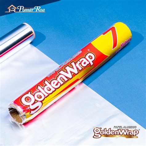 Venta Rollo Papel Aluminio Repuesto Metros Marca Goldenwrap Bogot