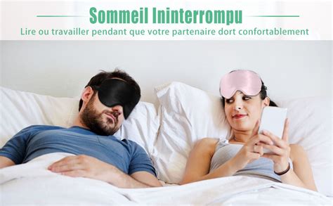 Lot De Masques De Sommeil Pour Les Yeux En Soie Pure Naturelle