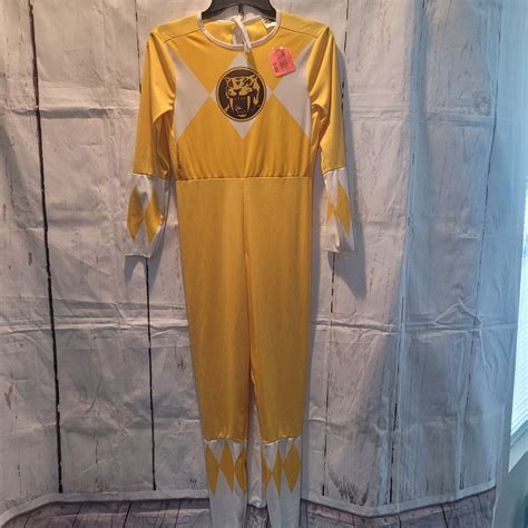 Vintage Power Rangers Yellow Ranger Costume Size 12-1… - Gem