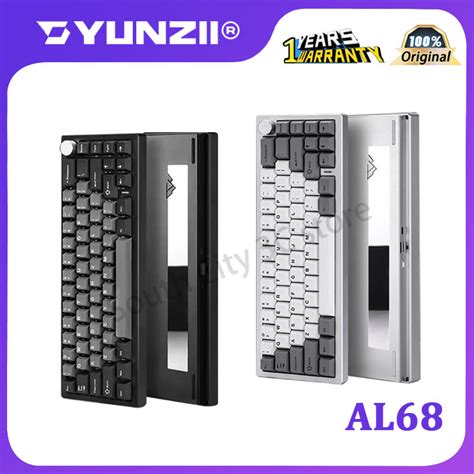 Yunzii Al Wireless Mechanical Keyboard Qmk Via Aluminum Keyboard Hot Swappable Custom