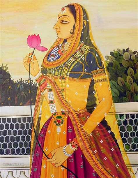 45 Beautiful Rajasthani Paintings - Traditional Indian Rajput Paintings