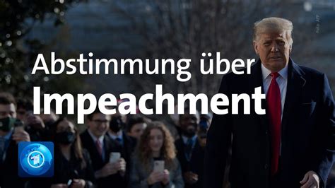 Usa Abstimmung Ber Trump Impeachment Youtube