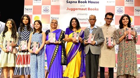 Infosys Co Founder Nr Narayana Murthy With Wife Sudha Murty And Daughter Akshata Murty During