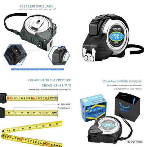 Tape Measure With Fractions Double Sided Metric And 