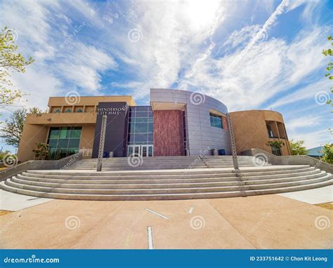 Exterior View of the Henderson City Hall Editorial Photography - Image ...