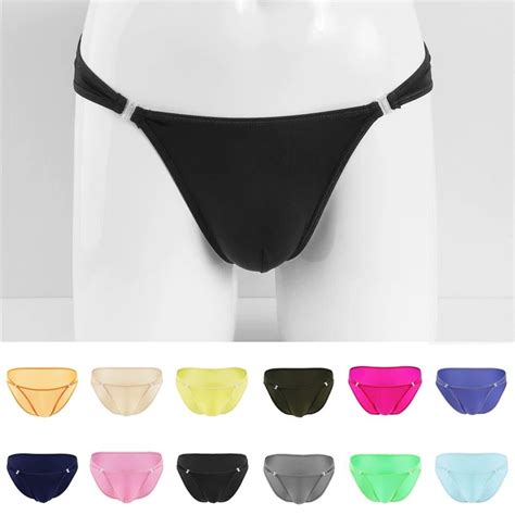 HOMMES SEXY SISSY Pochette Culotte G String Bikini String Slip Sous Ice Soie New EUR 9 50