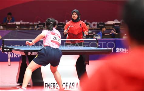 Tenis Meja Tunggal Putri Antara Foto