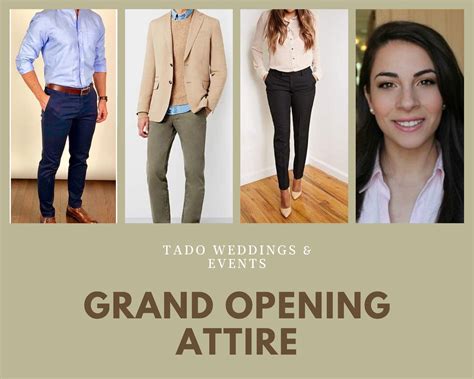 Grand Opening Attire Grand Opening Wedding Events Attire