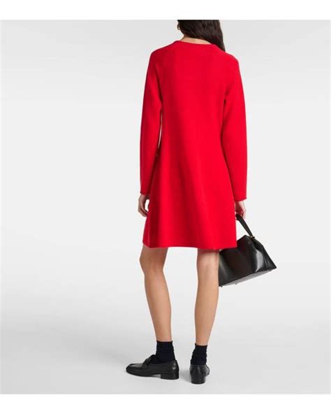 Lisa Yang Didih Cashmere Minidress In Red Lyst