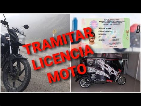 Cómo Tramitar Licencia de Conducir de Moto Brevete 2022