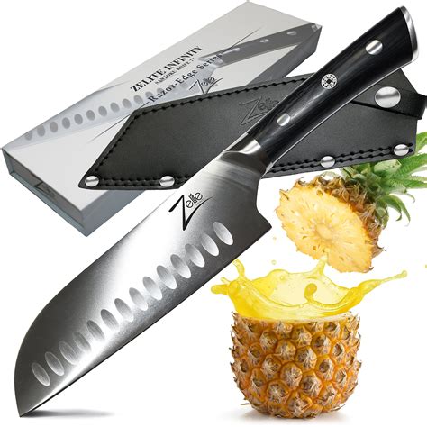 Zelite Infinity Santoku Knife Inch Razor Edge Series Best