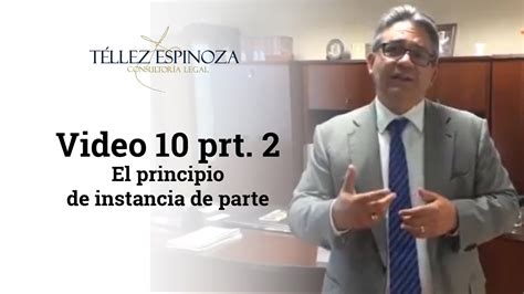 Video Prt El Principio De Instancia De Parte Youtube