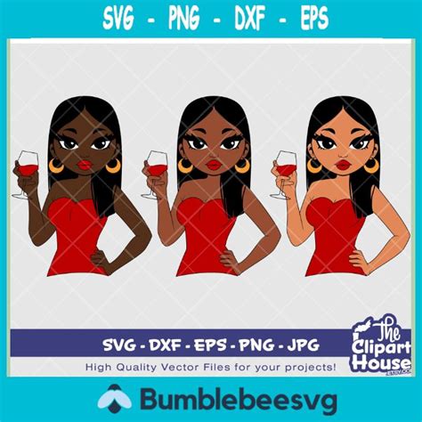 Peekaboo Wine Straight Hair Woman Digital Svg Dxf Eps Png Instant