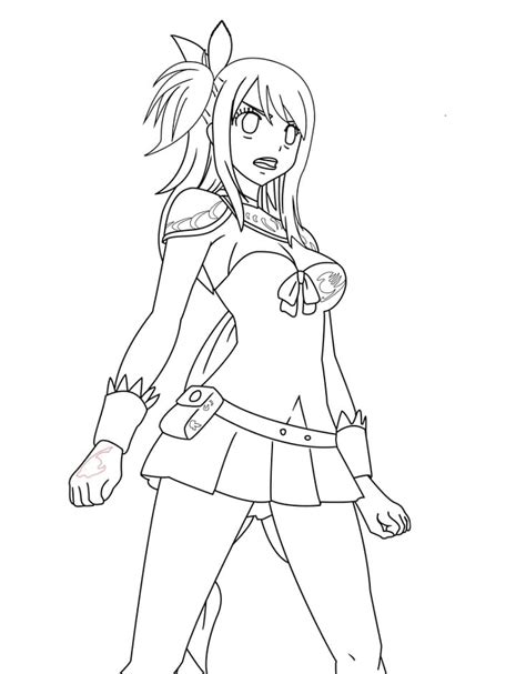 Lucy Heartfilia Coloring Pages Free Printable Coloring Pages For Kids