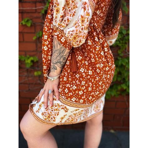 DRESS HS P LACI MINI SAHARA Naked Gypsy