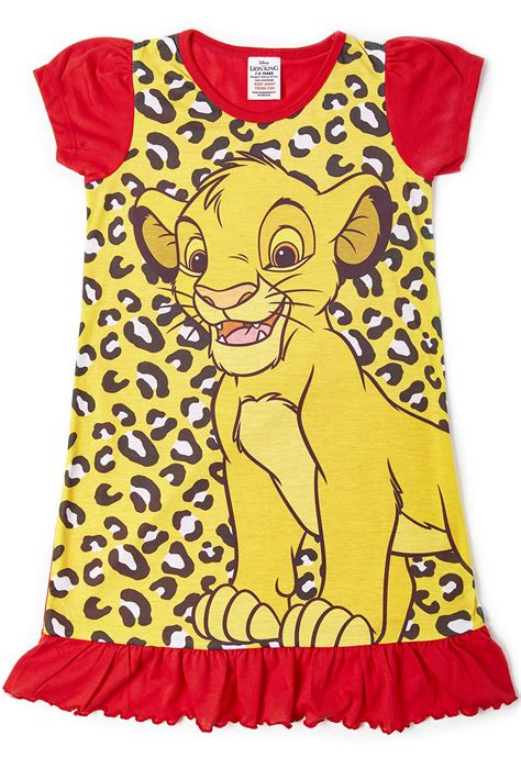 Buy Disney Princess Girls Nightdress Soft Breathable Nightwear Girls Pjs The Lion King The