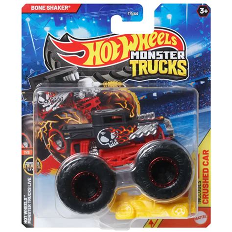 Hot Wheels Monster Trucks Bone Shaker koponya mintás kisautó Mattel vásárlás a Játékshopban