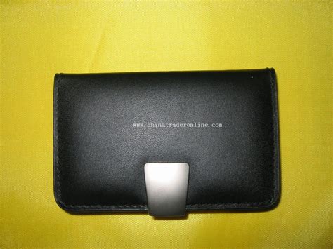 Wholesale Black Leathersynthetic Leather Card Holder Buy Discount