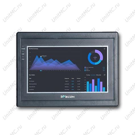 LEVI700ML Wecon HMI Сенсорная панель оператора 7", 800*480px